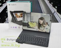 Logitech TYPE+ Black Protective case with integrated keyboard for iPad Air 2 Brand New Open Box