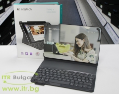 Logitech TYPE+ Black Protective case with integrated keyboard for iPad Air 2
