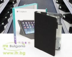 Logitech TYPE+ Black Protective case with integrated keyboard for iPad Air