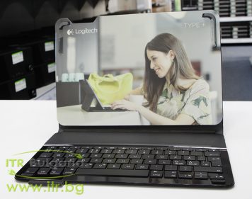 Logitech TYPE+ Black Protective case with integrated keyboard for iPad Air