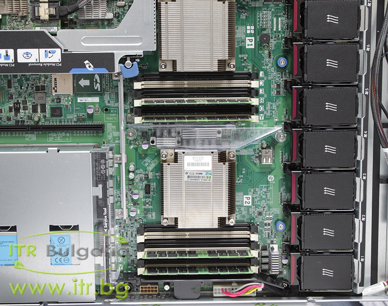 HP ProLiant DL360p Gen8 Rack Mount 1U А клас 2x Intel Xeon Quad-Core E5 2643 3300MHz 10MB  32GB DDR3 Registered  NO HDD  SAS 2.5"  NO OD   LAN 4x 10/100/1000 PSU 1x 460W Smart Array P420i/2GB Controller with FBWC 