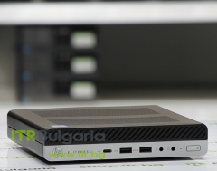 обновен HP EliteDesk 800 G3 DM Desktop Mini компютър втора употреба