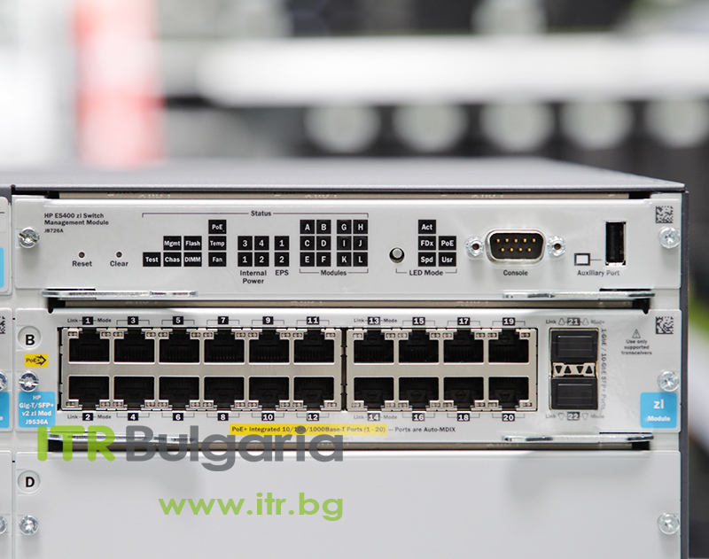 HP 5406-44G-PoE+/2XG-SFP+ v2 zl Switch with Premium Software Brand New Open Box