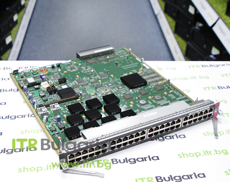 Cisco Chassis: Catalyst 6500-E; Module: WS-X6148A-GE-TX, WS-X6724-SFP, WS-X6516-GBIC, WS-SUP720-3B, Two 3000W Power Supplies (AA23200) Grade A