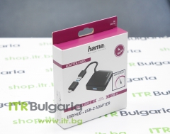 Hama 4-Port USB 3.2 Gen1 Hub with USB-C Adapter