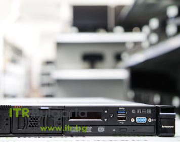 обновен Lenovo System x3550 M5 Rack Mount 1U сървър втора употреба