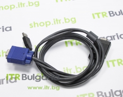 Mixed major brands KVM VGA with USB to VGA Cable