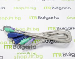 Mixed major brands KVM VGA with PS/2 Male to VGA with PS/2 Male Cable