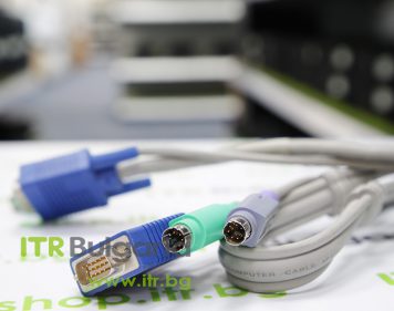 Mixed major brands KVM VGA with PS/2 Male to VGA with PS/2 Male Cable