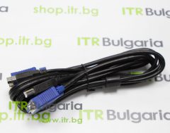 Mixed major brands VGA Male + USB A to VGA Female + USB B Cable