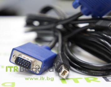 Mixed major brands VGA Female with built in USB to VGA Male Cable