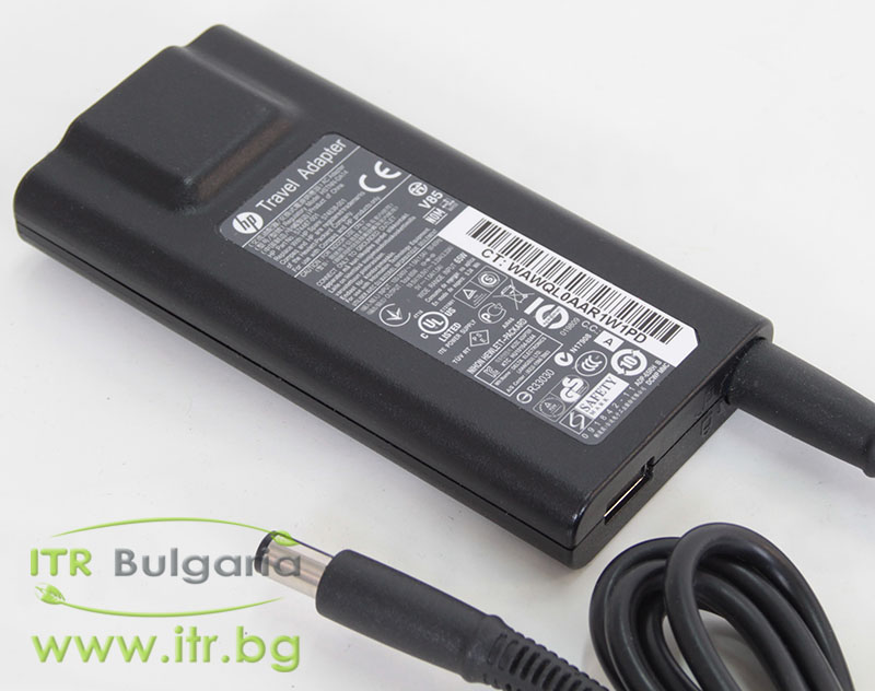 ITR HP Travel AC Adapter Grade A Обновена маркова компютърна техника