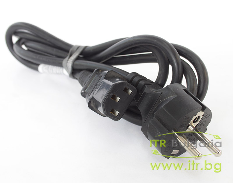 Различни марки IEC C13 to Euro plug Power Cable А клас  Black